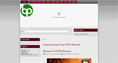 Desktop Screenshot of lpsdimataram.com