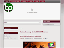 Tablet Screenshot of lpsdimataram.com
